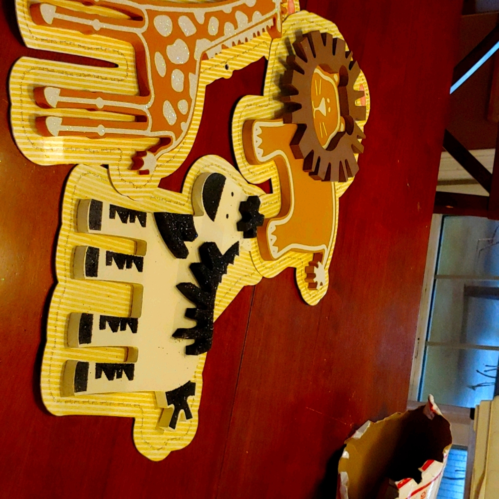 Solid wood animal decor